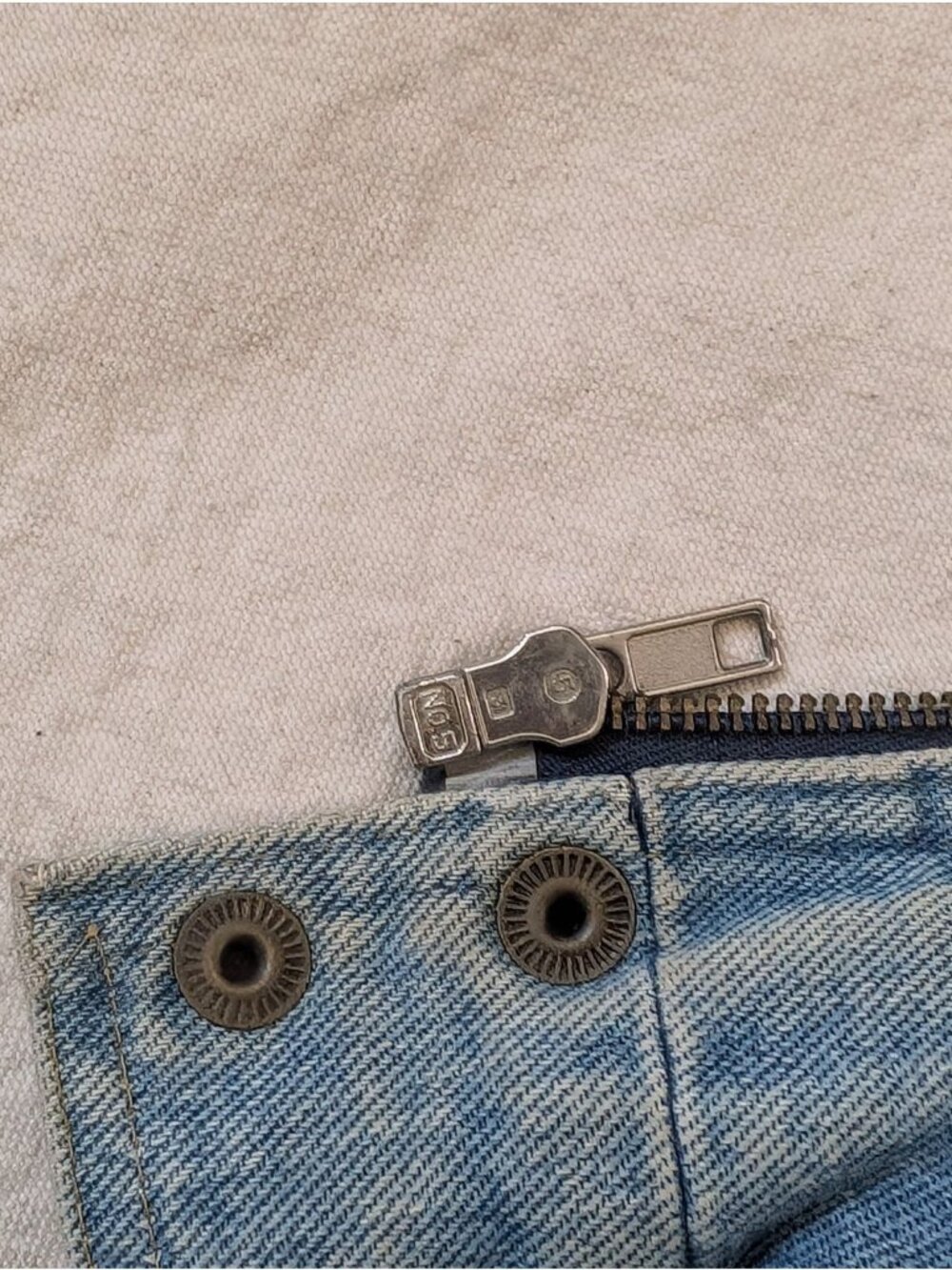 Vintage 80s Snoopy Honda Biker Denim Patch Jacket Wrangler Pocket Full Zip Large - Picture 10 of 12